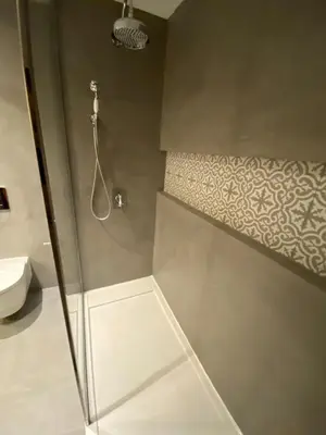 a bathroom with a shower and a toilet at Portus Cale by LovelyStay in Vila Nova de Gaia