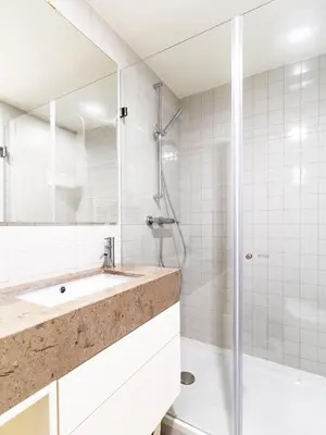 a skylight in the ceiling of a room at Terrace Pool Apartment Oporto by LovelyStay in Porto