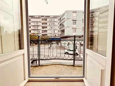 an open window with a view of a street at Art Magellan in Porto