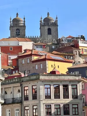 a group of buildings with domes in the background at GuestReady - Central Park in Porto in Porto