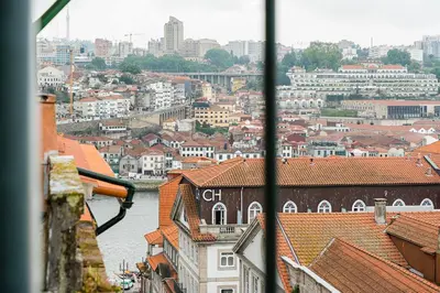 a view of a city from a window at GuestReady - A brilliant stay near Ribeira in Porto