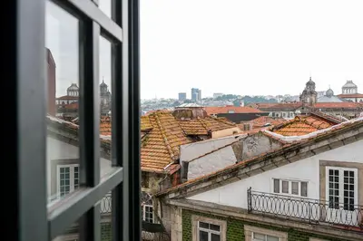 a view of a city from a window at GuestReady - A brilliant stay near Ribeira in Porto