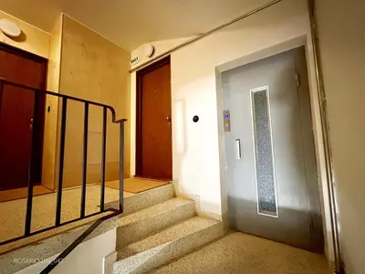 a stairway with a door in a building at ROSARIO 1Ds by rosario inn porto in Porto