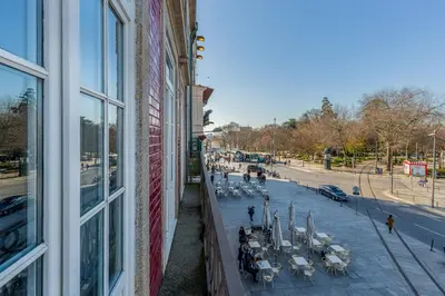 a view of a street from a window of a building at YOUROPO - Torre in Porto