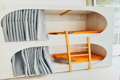 a room with bunk beds in it at Fantasy Hostel Porto in Porto