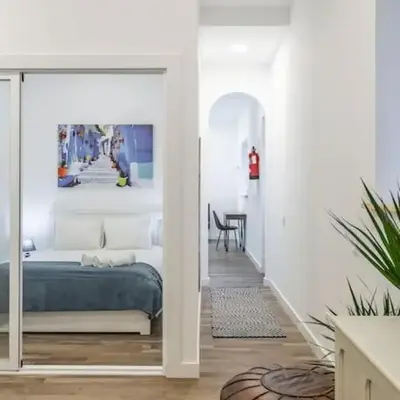 Bright apartment with garden
