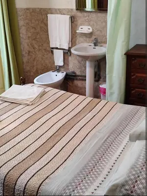 a bedroom with a bed and a sink and a sink at Porto Chique AL 5 in Porto