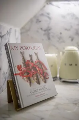 a book about my garden interests sitting on a counter at Tailor's Apartments II in Porto