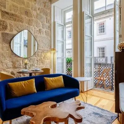 Stylish loft with balcony and Douro River view
