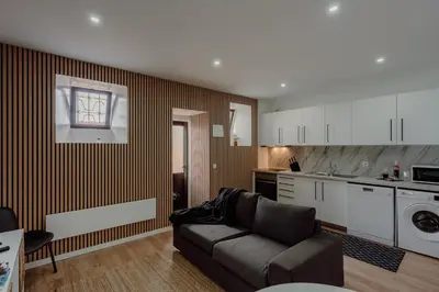 a white bedroom with a bed and a toilet at Yellow House by Best2Stay in Vila Nova de Gaia