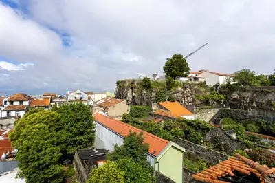 a group of buildings on a hill with trees at Liiiving in Porto - Mezzanine Delight Balcony in Porto