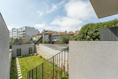 a view from the balcony of a house at GuestReady – The Mythic Apartments in Porto