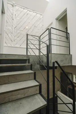 a set of stairs in a building at Oporto Welcome Apartments - Ribeira Negra in Porto