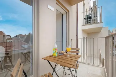 a map of portolaique with a red marker at The Prime Loft @ BoaVista Flats in Porto
