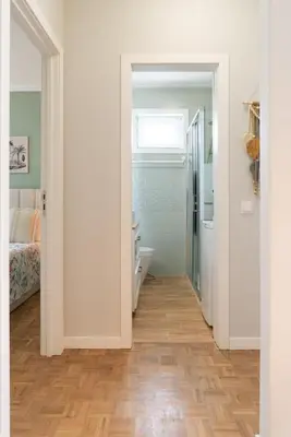 a bathroom with a shower and a toilet in a room at HostWise - Quinta do Vintém w/ Terrace near WOW in Vila Nova de Gaia