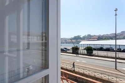 a view of a highway from a window of a building at Viela Chic by Cozy Stay in Porto