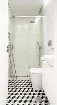 a bathroom with a shower and a toilet and a sink at MariPinto Downtown Apartment in Porto