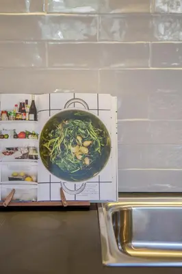 a pot of food on top of a refrigerator at Almada 151 - 1T in Porto