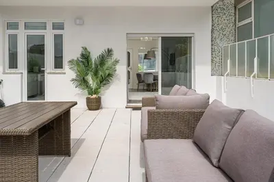 a living room with a couch and a table at GuestReady - An elegant stay in the city centre in Porto