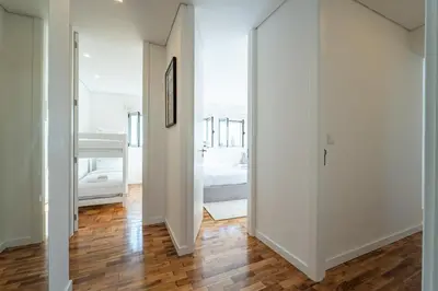 a bathroom with a shower and a toilet in a room at T4 ForYou Oporto Downtown in Porto
