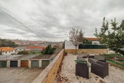 a view from the roof of a house at Porto Window House by Vacationy in Bandeira