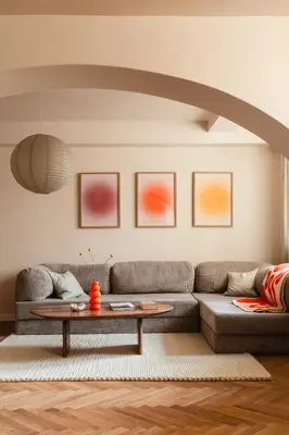 a living room with a couch and a table at Apartment Nunno in Porto