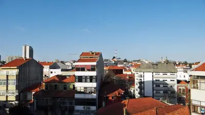 a view of a city with houses and buildings at Design Apartment Porto Downtown in Porto