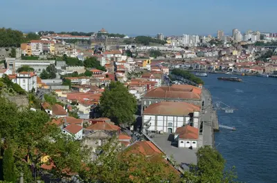 a view of a city with a river and buildings at Porto.arte downtown apartment in Porto
