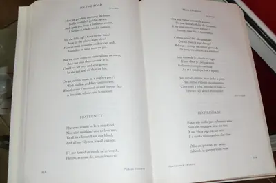 a page of a book with a list of food at The Yellow House 2 in Porto