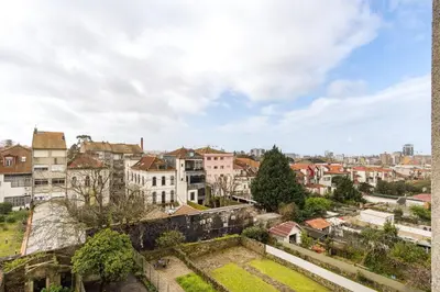 an aerial view of a city with buildings at GuestReady - Urban oasis with private balcony in Porto