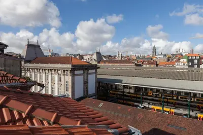 a view of a city with buildings and roofs at Sendme2Portugal: Loureiro in Porto