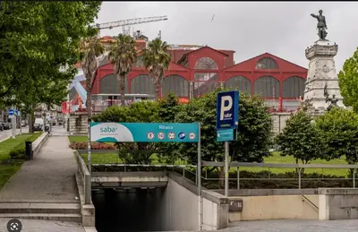a cityscape of a city with buildings and a bridge at Flowerstreet54 in Porto
