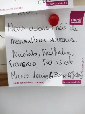 a piece of paper with writing on it at Apartment Cozy 4YOU in Porto