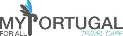 a logo for the international travel agency for centralicalical travel care at My Portugal for All - Oporto Flat in Vila Nova de Gaia