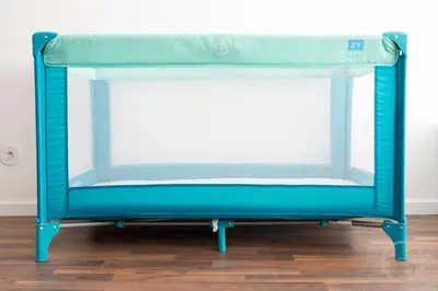 a blue bunk bed sitting on top of a wooden floor at Oporto Ceuta Residences - Residence 8 by We Do Living in Porto