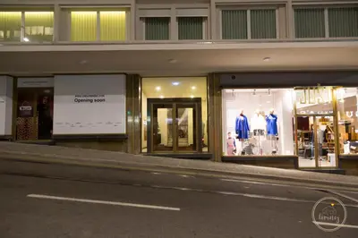a store window of a store on a city street at Oporto Ceuta Residences - Residence 8 by We Do Living in Porto