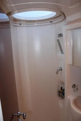 a bathroom with a toilet and a sink at Porto Private Yacht- Accommodation Douro River in Porto