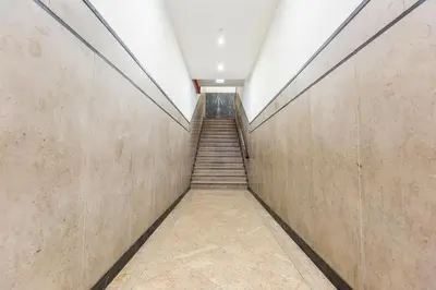 a stairway leading up to a building at Opo Arte Apartment with terrace and A/C in Porto