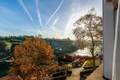 a view of the danube river from a building at Fontainhas River Residence in Porto