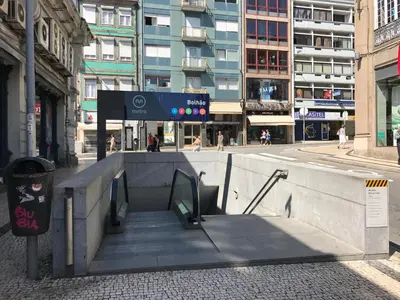 a set of stairs in a city with buildings at Lux Bolhão - ALL INCLUDED in Porto