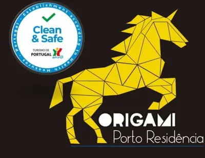a logo for the oruana portalo restaurant at Origami Porto Residência & Hostel in Vila Nova de Gaia