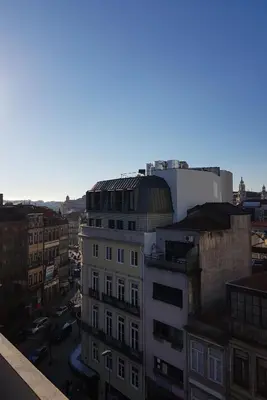 a view of a city from a building at The Gate Porto in Porto