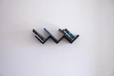 a group of three black metal fasteners at Lively Getaway Apartment in Porto