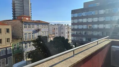 a view of a city with tall buildings at OTF- Porto Centro in Porto