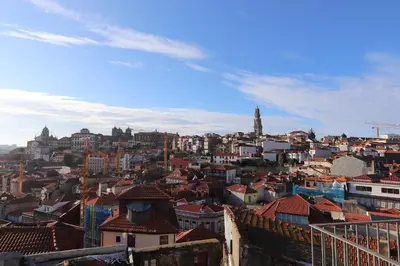 a view of a city with roofs and buildings at HM - OPorto City View in Porto
