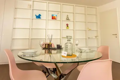 a kitchen with a sink and a counter top at Guest H4U - Bonjardim Pop Art City Center in Porto