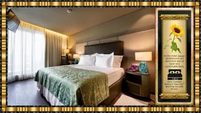 a hotel room with a large bed and a window at Hotel Jaguar Oporto - is Near the Metro has Free Parking and a Free Shuttle Service between the Airport and the Hotel from 7AM to 8PM in Porto