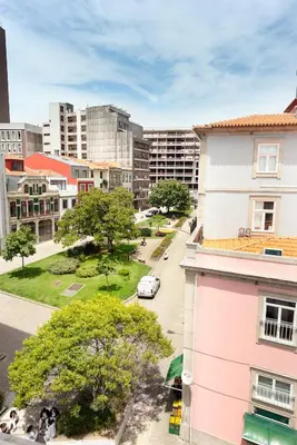 a view of a city street with buildings at Big Families & Groups Bonjardim views 5 bedrooms 3 bathrooms in Porto