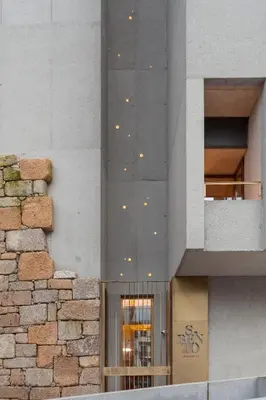 an external view of a building with a window at S.Bento Residences in Porto