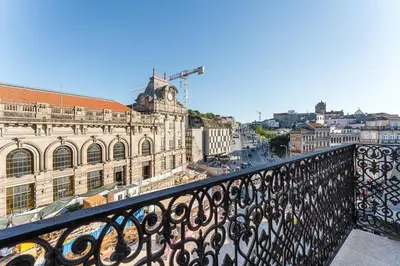 a view of a city from a balcony at GuestReady - Cardosas Town Apartment in Porto